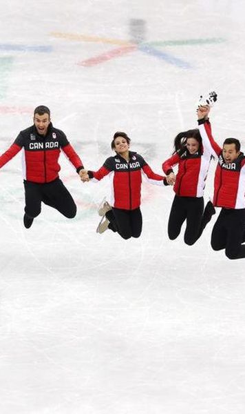 JO 2018: Aur pentru Canada in concursul pe echipe de patinaj artistic