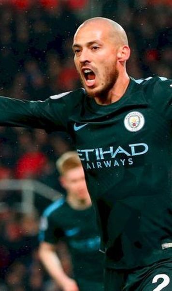 VIDEO Stoke - Manchester City 0-2/ "Dubla" lui David Silva - "Cetatenii", inca un pas spre titlu