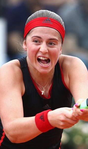 Jelena Ostapenko (campioana en-titre), eliminată în turul întâi la Roland Garros