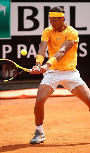 VIDEO Rafael Nadal, în semifinale la Roma - Fabio Fognini, încântător doar un set