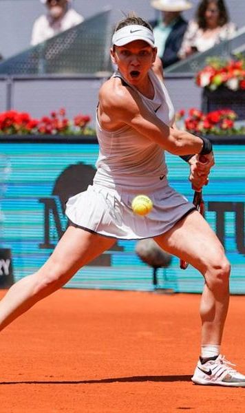 VIDEO Simona Halep este în sferturi la Madrid (6-1, 6-4 cu Kristyna Pliskova)/ David l-a învins pe Goliat