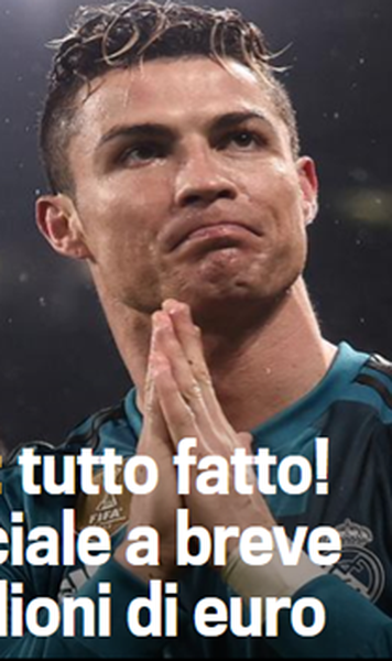 Gazzetta dello Sport: Cristiano Ronaldo va fi noul jucător al lui Juventus