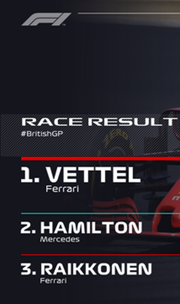 Formula 1: Sebastian Vettel a câștigat Grand Prix-ul Marii Britanii