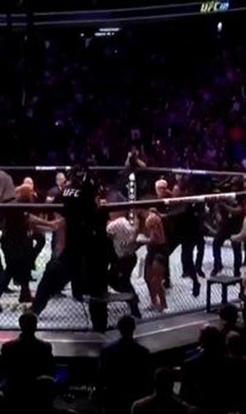 ​VIDEO UFC 229: Încăierare incredibilă în Las Vegas, după ce Khabib Nurmagomedov l-a învins pe Conor McGregor