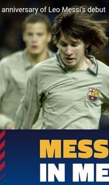 VIDEO 15 ani de la debutul lui Lionel Messi la FC Barcelona