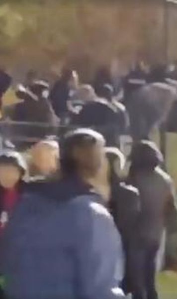 ​VIDEO Partida de fotbal feminin Standard Liege vs Anderlecht, întreruptă de bătaia ultrașilor