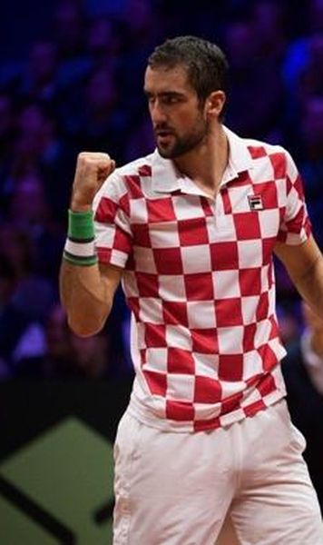 ​Cupa Davis, finala: Marin Cilic l-a învins în trei seturi pe Jo-Wilfried Tsonga (Croația vs Franța 2-0)