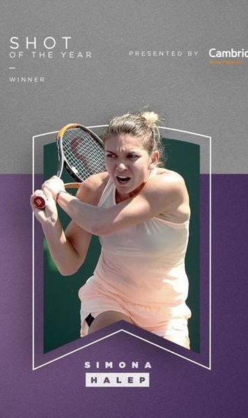 VIDEO Simona Halep a câştigat premiul WTA pentru lovitura anului