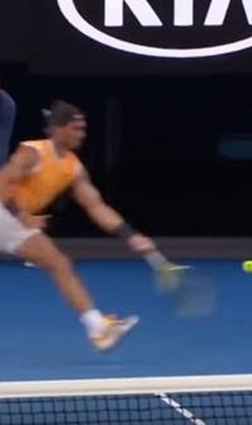 VIDEO Rafael Nadal, lovitura zilei la Australian Open