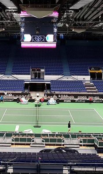 FOTOGALERIE Cum arată Ostravar Arena, sala unde Cehia și România se vor duela în sferturile FedCup pe 9 și 10 februarie