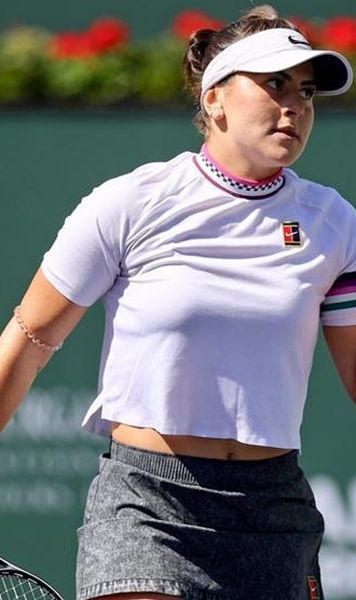 VIDEO Bianca Andreescu, demonstrație de tenis cu Garbine Muguruza (6-0, 6-1)