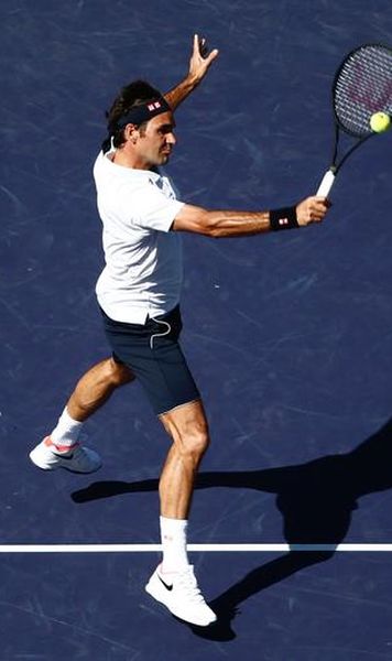 VIDEO Lovitura zilei: Roger Federer, levitația și forehand-ul care pictează