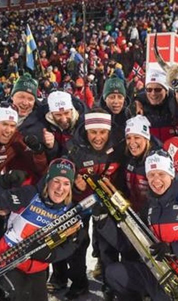 CM Biatlon: Norvegia, medaliată cu aur în proba de ştafetă mixtă simplu de la Ostersund