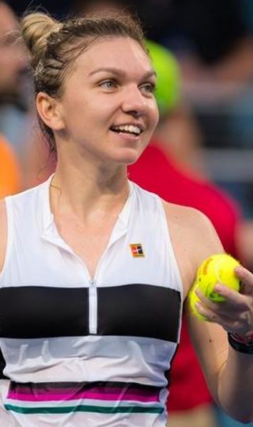 WTA Miami: Simona Halep vs Qiang Wang se va disputa miercuri, de la ora 19:00