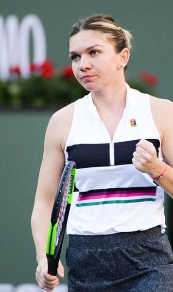 VIDEO Indian Wells: Simona Halep vs Barbora Strycova 6-2, 6-4 / În control - Halep în turul trei la competiția californiană