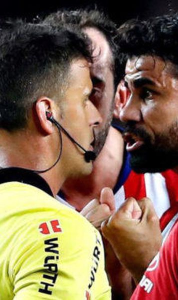 Suspendare mare pentru Diego Costa: 8 etape pentru că l-a înjurat pe arbitru la derbiul cu Barcelona