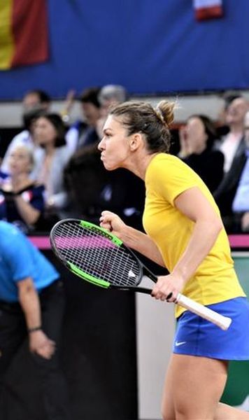 Simona Halep, după ce a adus al doilea punct al României: "Am putut să câștig deoarece am luptat"