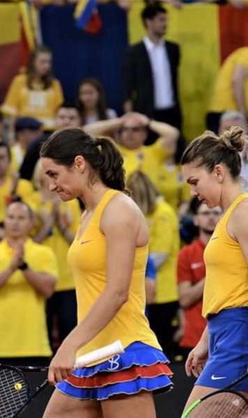 VIDEO FedCup: România, eliminată dramatic de Franța / Simona Halep și Monica Niculescu au luptat incredibil, dar au cedat în decisiv