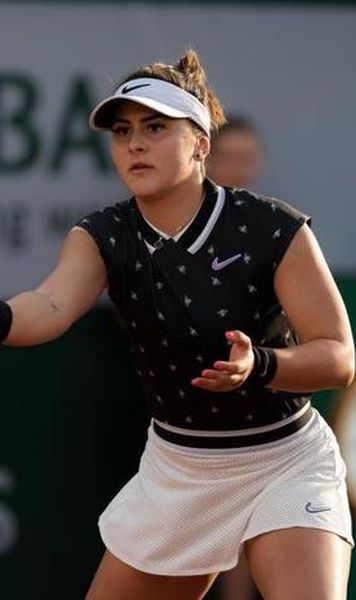Roland Garros: Bianca Andreescu s-a retras înaintea partidei din turul al doilea din cauza unei probleme la umărul drept