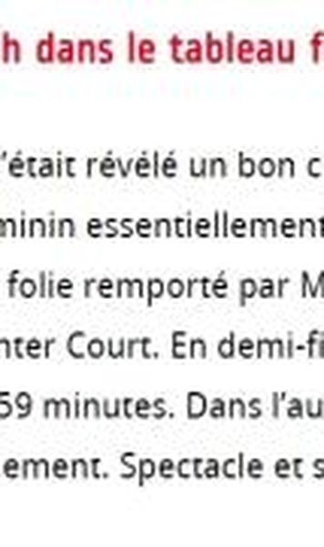 Le Figaro, despre finala dintre Simona Halep și Serena Williams: "În sfârşit, vedem un meci mare pe tabloul feminin"