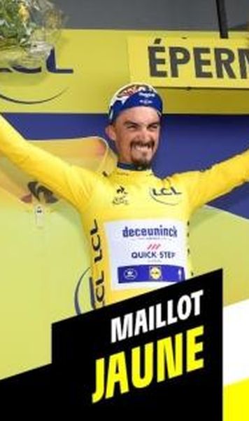 Turul Franței: Julian Alaphilippe (Deceuuninck - Quick Step) a câștigat etapa a treia și a preluat tricoul galben