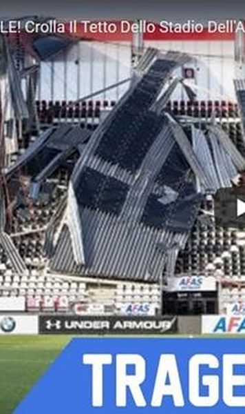 VIDEO AZ Alkmaar a oprit vânzarea biletelor după prăbuşirea parţială a acoperişului stadionului