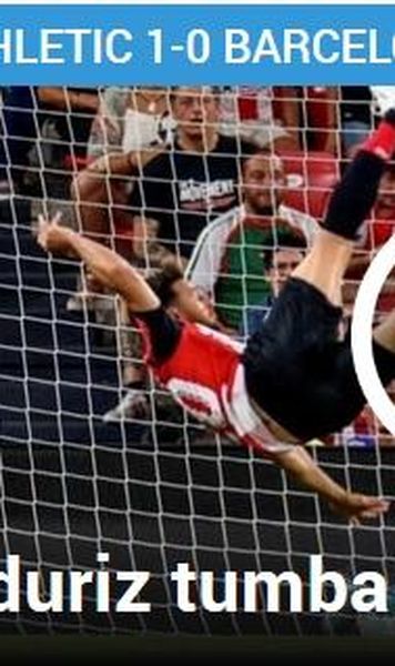 ​VIDEO Super execuția lui Aduriz (89') a răpus Barcelona (0-1 cu Bilbao)