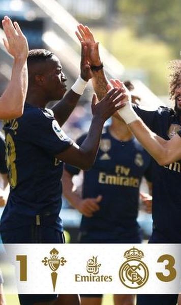 Real Madrid, debut cu o victorie în LaLiga (3-1 pe terenul celor de la Celta Vigo)