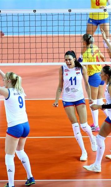 CE Volei feminin: România, învinsă de Serbia în optimi (scor 3-0)