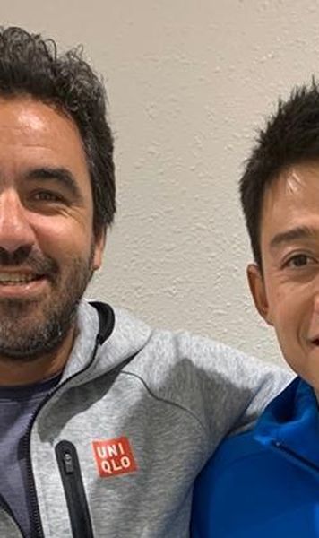 ATP: Kei Nishikori a anunțat finalul colaborării cu antrenorul Dante Bottini