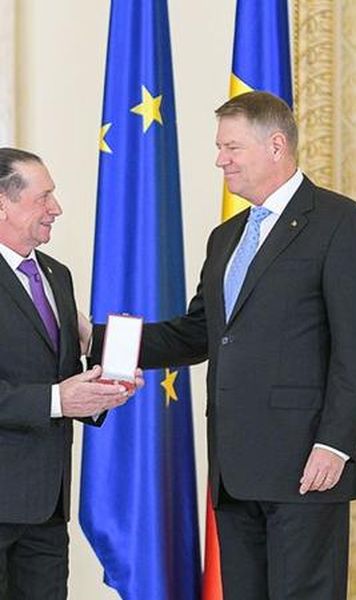 Ivan Patzaichin, decorat de președintele Klaus Iohannis cu Ordinul Naţional „Steaua României” în grad de Cavaler