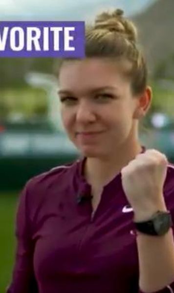 ​VIDEO Simona Halep, favorita fanilor pentru al treilea sezon consecutiv