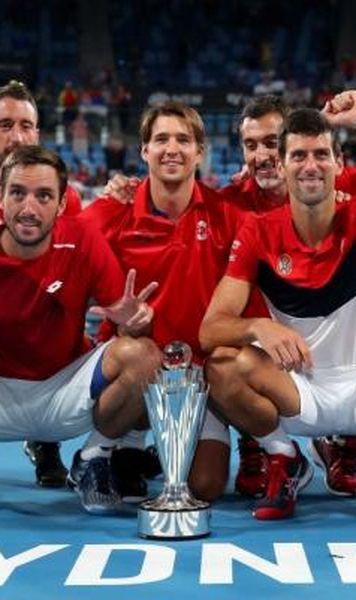 VIDEO Serbia a câștigat prima ediție a ATP Cup (2-1 vs Spania) / Djokovic și Troicki au adus punctul decisiv