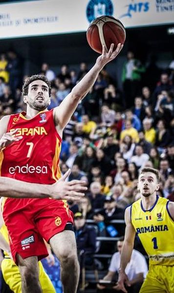 Baschet masculin: România, învinsă de Spania în preliminariile EuroBasket 2021