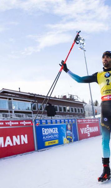 VIDEO Cifrele unei cariere excepționale - Martin Fourcade și-a luat la revedere de la biatlon cu o victorie