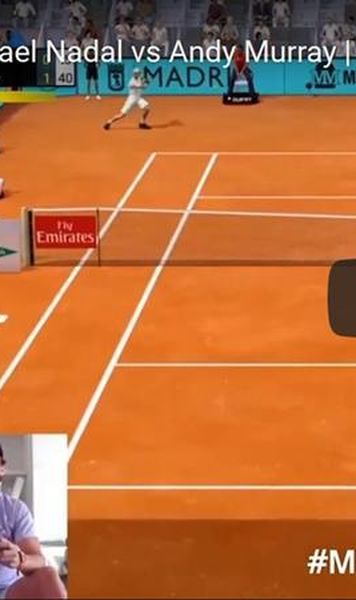 VIDEO Rafael Nadal, învins categoric de Andy Murray chiar pe zgura de la Madrid