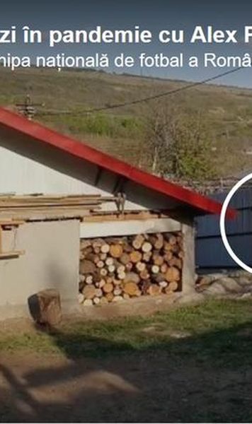 VIDEO Modul inedit în care se pregătește un component de bază al naționalei Under 21 a României