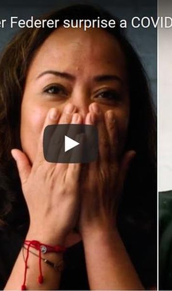 VIDEO Surpriza făcută de Roger Federer unui cadru medical care luptă cu Covid-19 în New York