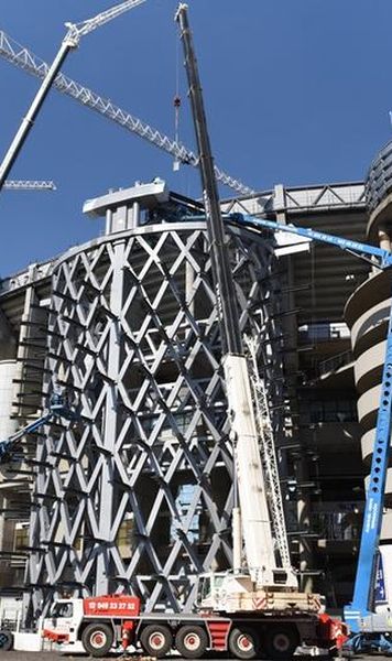 VIDEO FOTO Cum arată în prezent o arenă legendară a Europei - Șantierul madrilen