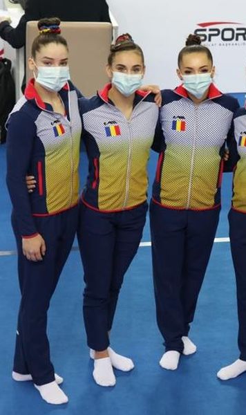 CE Gimnastică (f): Echipa României a obținut medalia de argint