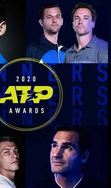 ​ATP: Roger Federer, Rafael Nadal și Andrey Rublev, printre câștigătorii premiilor anului 2020