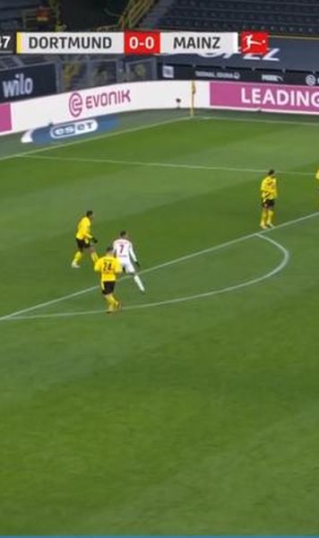 VIDEO Borussia Dortmund, doar remiză cu ultima clasată (1-1 vs Mainz) - Levin Oztunali a înscris un gol superb