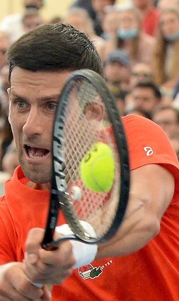 VIDEO Moment ciudat cu Novak Djokovic înainte de primul meci al anului