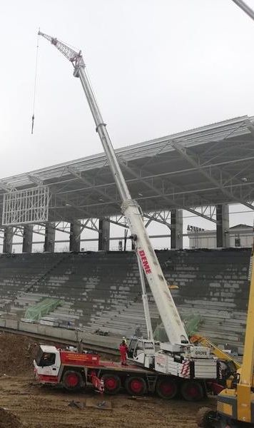 FOTO Când va fi finalizată arena din Giulești - Cum arată în prezent stadionul bucureștean