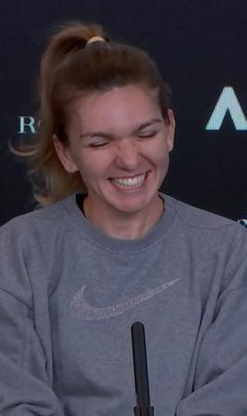 VIDEO Simona Halep și minciuna care a stârnit hohote de râs: "Mă uit, de ce?"