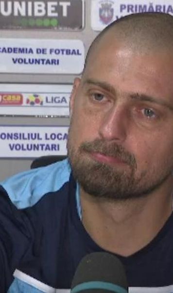 Gabi Tamaș, derapaj verbal după debutul la Voluntari