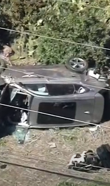 VIDEO  Tiger Woods, rănit într-un accident de mașină