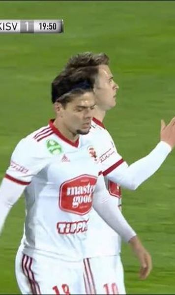 VIDEO Claudiu Bumba, decisiv pentru Kisvarda în campionatul Ungariei (1-0 vs Mezokovesd-Zsory)