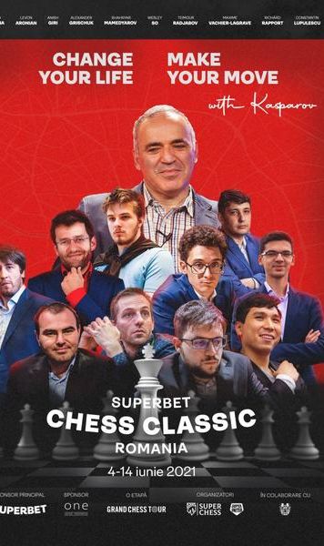 webPR: Garry Kasparov vine la București pentru a inaugura turneul de șah Superbet Chess Classic Romania 2021, din cadrul Grand Chess Tour™ 2021