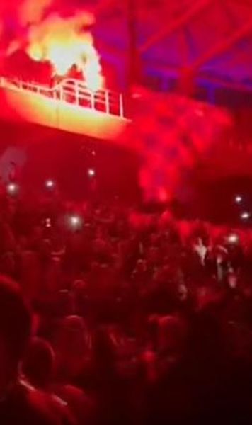VIDEO Fiesta în Ghencea: Fanii Stelei au sărbătorit pe noua arenă promovarea echipei în Liga 2